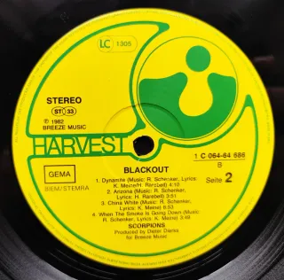LP 1982 🇪🇺 SCORPIONS - BLACKOUT LP