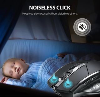 Ratón INPHIC Bluetooth Recargable Trimodo