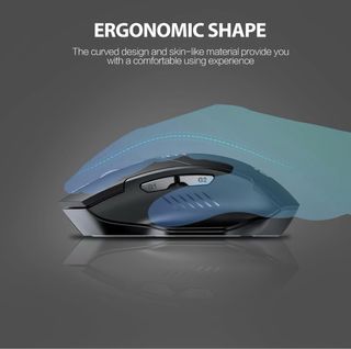 Ratón INPHIC Bluetooth Recargable Trimodo