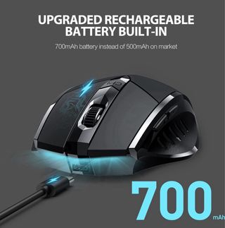 Ratón INPHIC Bluetooth Recargable Trimodo