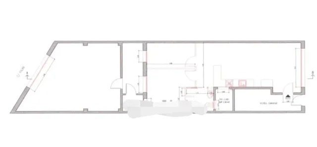 Piso amplio como local vivienda con cédula