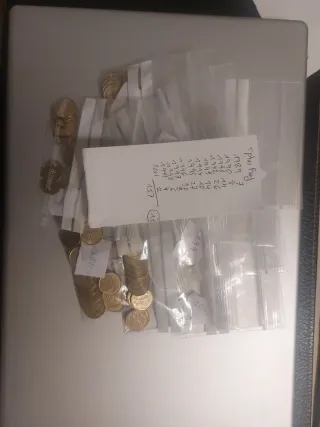 157 monedas 5 ptas 1989-2001