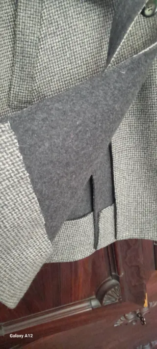 Abrigo invierno vintage gris