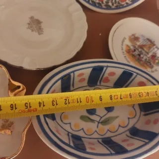 Ceniceros platos antiguos porcelana Barcelós Capea