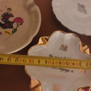 Ceniceros platos antiguos porcelana Barcelós Capea
