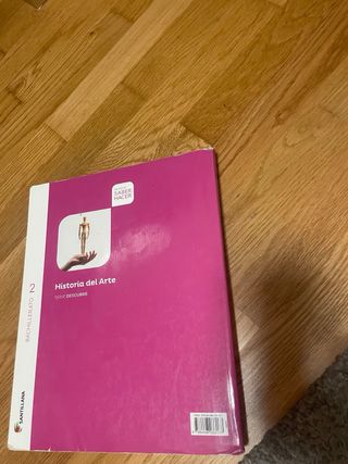 Libro historia del arte 2 Bachillerato, SANTILLANA