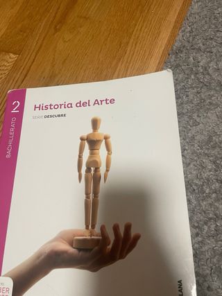 Libro historia del arte 2 Bachillerato, SANTILLANA