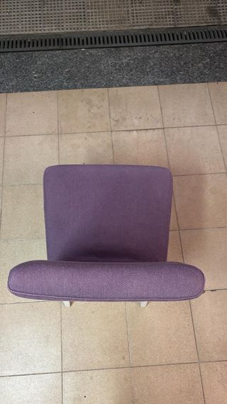 Silla de comedor morada