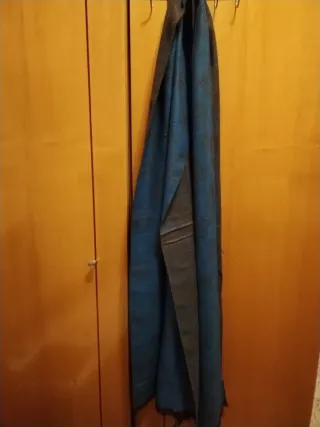 Bufanda/Pañuelo Turquesa y Gris