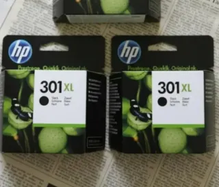 2 Cartuchos HP 301XL Negro Originales