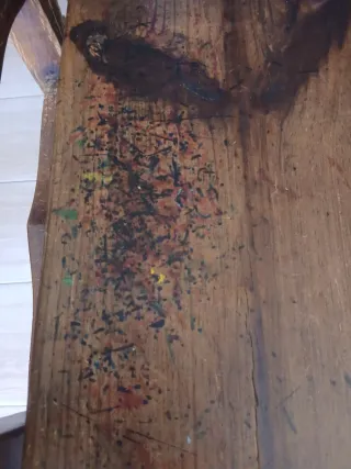 Mesa de madera con 6 sillas