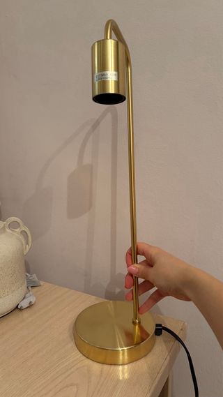 Lámpara de mesa Atmosphera dorada