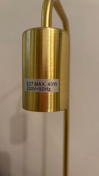 Lámpara de mesa Atmosphera dorada