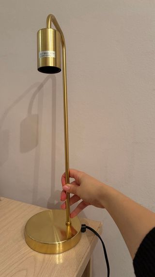 Lámpara de mesa Atmosphera dorada