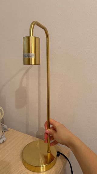 Lámpara de mesa Atmosphera dorada