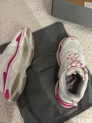 Balenciaga Triple S Pink/White Talla 33