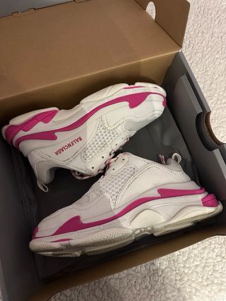 Balenciaga Triple S Pink/White Talla 33