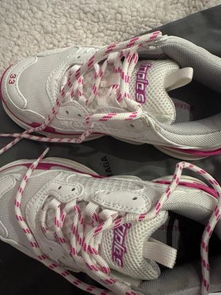 Balenciaga Triple S Pink/White Talla 33