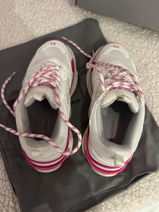 Balenciaga Triple S Pink/White Talla 33