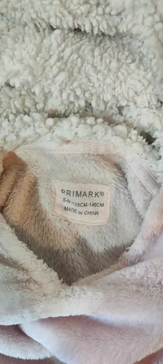 Bata Manta Unicornio Primark Talla S 128-146 cm