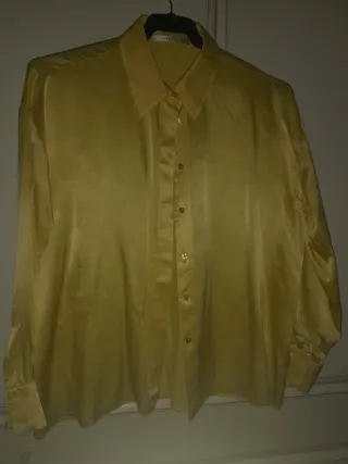 Camisa seda Uterqüe
