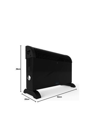 Cecotec Radiador Eléctrico Negro