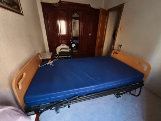 Cama articulada madera y tela