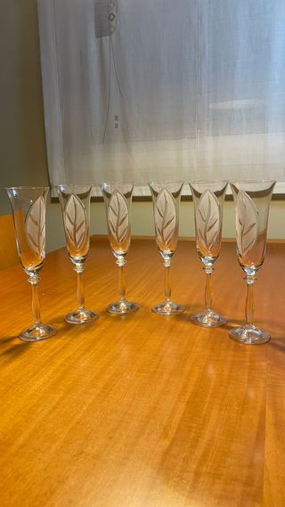 Juego 6 copas elegantes