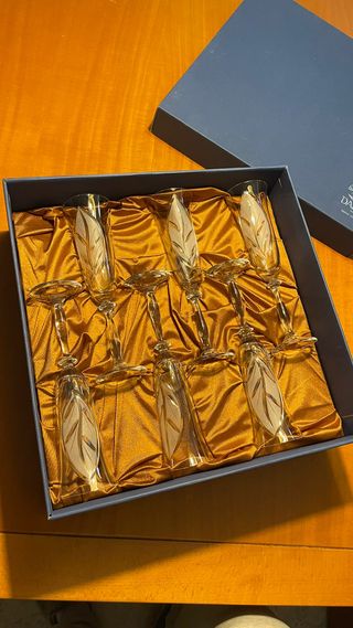 Juego 6 copas elegantes