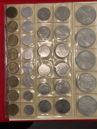 Lote de monedas coleccionables