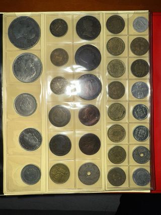 Lote de monedas coleccionables
