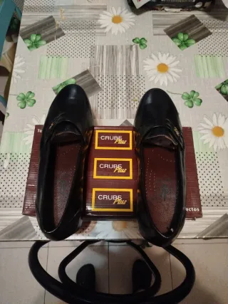 Zapatos CRUBE Plus Negros Hombre