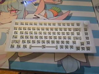 Kit Teclado Mecánico 75% Blanco