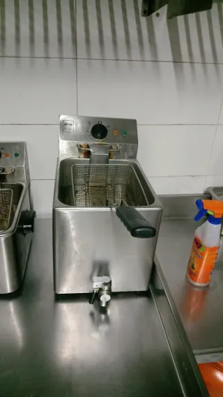 Freidora profesional acero inoxidable