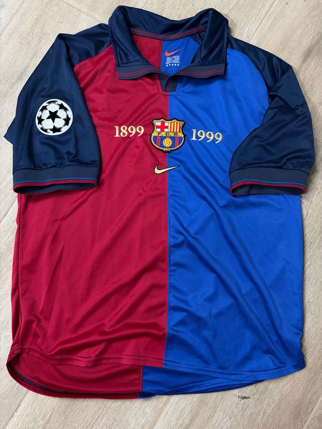 Camiseta Barça Centenario Figo 1899-1999
