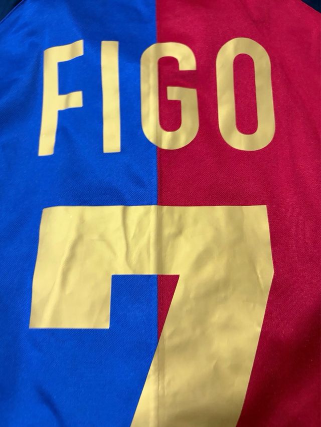Camiseta Barça Centenario Figo 1899-1999