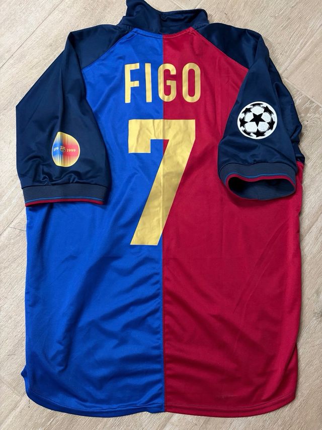 Camiseta Barça Centenario Figo 1899-1999