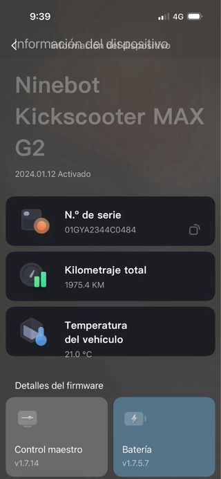 Ninebot G2 Max Patinete Eléctrico