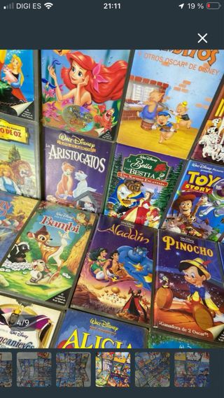 Lote VHS Disney