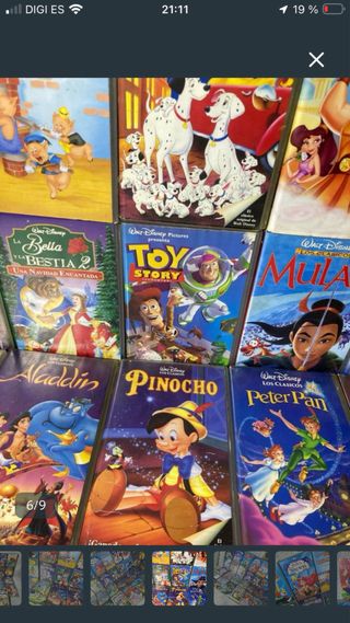 Lote VHS Disney