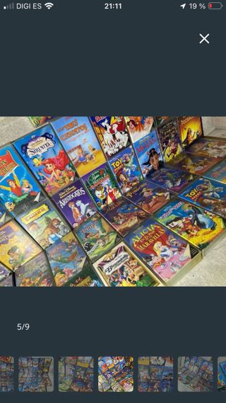 Lote VHS Disney
