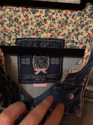 Cazadora Vaquera Holy Preppy Azul