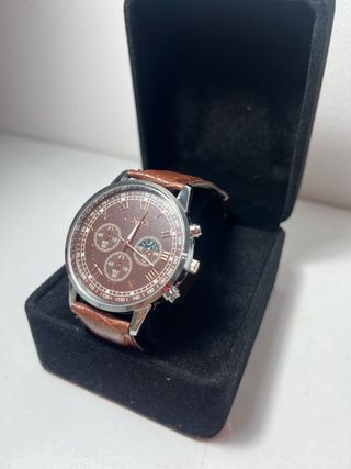 Reloj Geneva Marrón Elegante