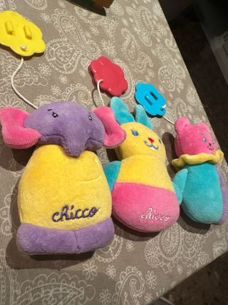 Sonajeros peluche cuna