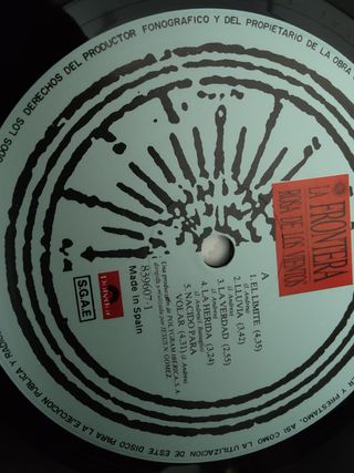 Vinilo La Frontera - Rosa de los Vientos