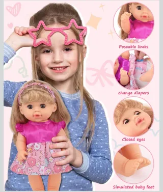 GAGAKU Muñeca 30 cm con accesorios