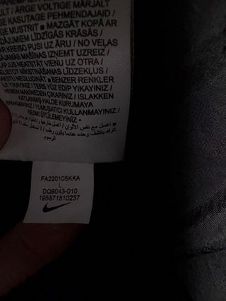 Chándal Nike Air Negro