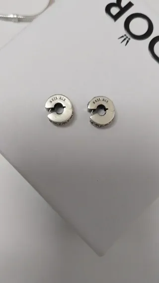 Lote 2 charms separadores Pandora.