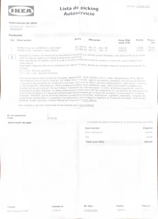 Sillón Mecedora Madera y Tela Verde agua