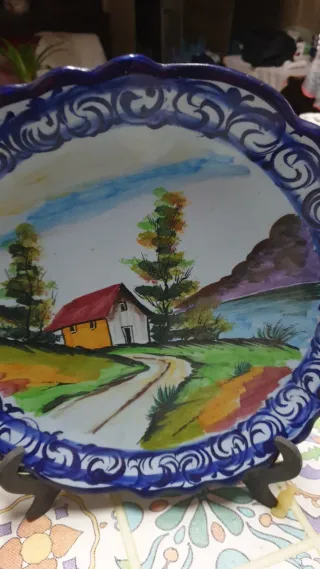 Prato de decoração Alcobaça 35 anos